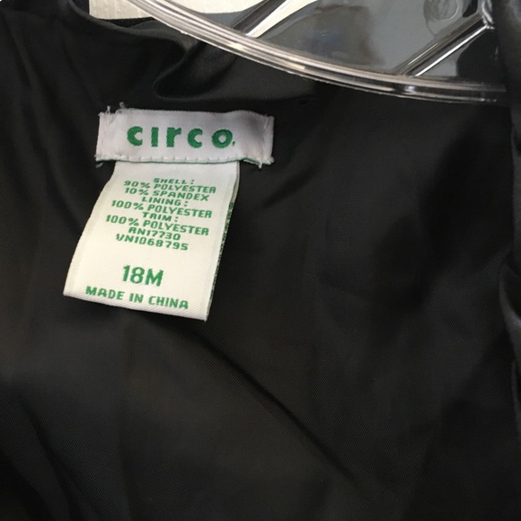 FINAL MARKDOWN Little girls circo black velvet jacket 18 months - Picture 4 of 4